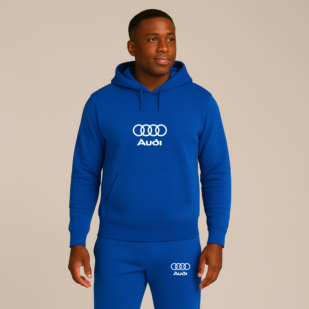 Men's Audi Motorsports Car Hoodie Joggers Set